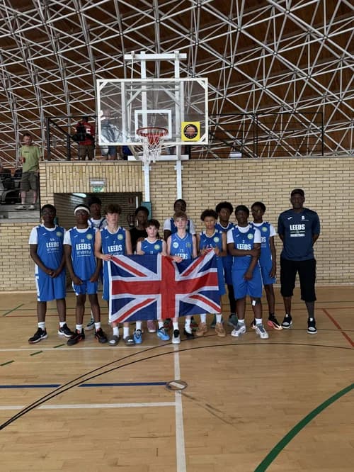 LDM basketball players and coaches on their Barcelona trip
