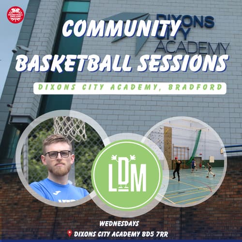 Promotional image for a new LDM Bradford basketball session